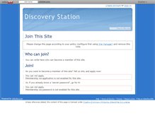 Tablet Screenshot of discoverystation.wikidot.com