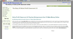 Desktop Screenshot of niche-profit-classroom.wikidot.com