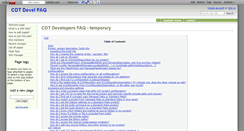 Desktop Screenshot of cdt-devel-faq.wikidot.com