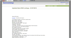 Desktop Screenshot of bankreolistings.wikidot.com