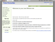 Tablet Screenshot of falsefavourites.wikidot.com