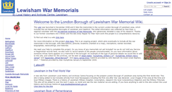 Desktop Screenshot of lewishamwarmemorials.wikidot.com