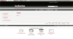 Desktop Screenshot of kejbenka.wikidot.com