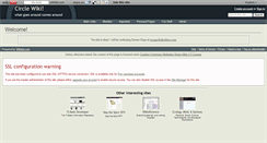 Desktop Screenshot of circle.wikidot.com