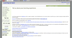 Desktop Screenshot of learntolearn.wikidot.com