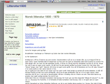 Tablet Screenshot of litteratur1800.wikidot.com