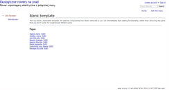 Desktop Screenshot of elektroniczyrower.wikidot.com