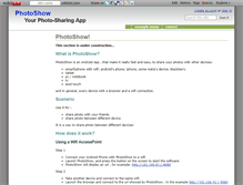 Tablet Screenshot of photoshow.wikidot.com