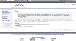 Desktop Screenshot of kadmon.wikidot.com