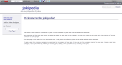 Desktop Screenshot of joki.wikidot.com