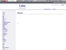 Tablet Screenshot of cake.wikidot.com