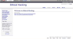 Desktop Screenshot of ethicalhack.wikidot.com