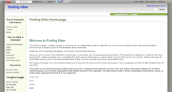 Desktop Screenshot of finding-eden.wikidot.com