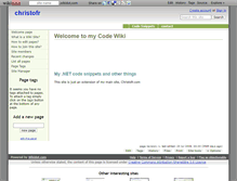 Tablet Screenshot of christofr.wikidot.com