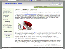 Tablet Screenshot of last-minute-gift-ideas.wikidot.com