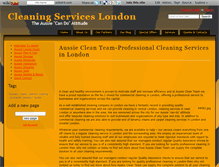 Tablet Screenshot of londoncleaningservices.wikidot.com