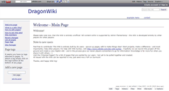 Desktop Screenshot of dragonwiki.wikidot.com