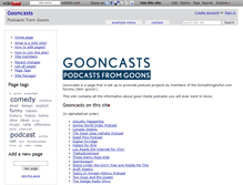 Tablet Screenshot of gooncasts.wikidot.com