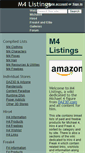 Mobile Screenshot of m4lists.wikidot.com