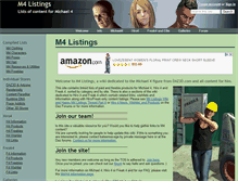 Tablet Screenshot of m4lists.wikidot.com
