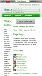Mobile Screenshot of doc.wikidot.com