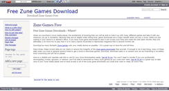 Desktop Screenshot of freezunegamesdownload.wikidot.com