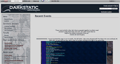 Desktop Screenshot of darkstatic.wikidot.com