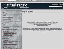 Tablet Screenshot of darkstatic.wikidot.com