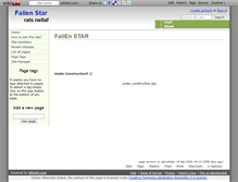Tablet Screenshot of fallenstar.wikidot.com