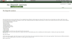 Desktop Screenshot of nodepositcasinos.wikidot.com