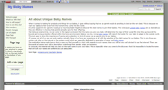 Desktop Screenshot of my-baby-names.wikidot.com
