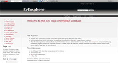 Desktop Screenshot of eveosphere.wikidot.com