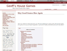 Tablet Screenshot of geoffshousegames.wikidot.com