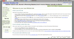 Desktop Screenshot of diabetessolutionkit.wikidot.com