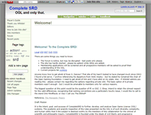 Tablet Screenshot of completesrd.wikidot.com