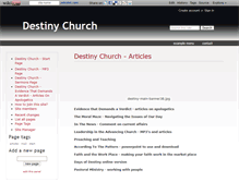 Tablet Screenshot of destinychurch.wikidot.com