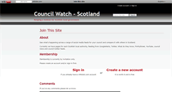 Desktop Screenshot of councilwatchscotland.wikidot.com