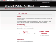 Tablet Screenshot of councilwatchscotland.wikidot.com