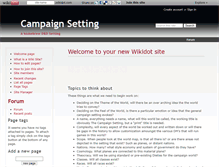 Tablet Screenshot of campaignsetting.wikidot.com