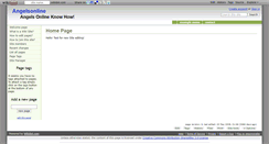 Desktop Screenshot of angelsonline.wikidot.com