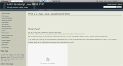 Desktop Screenshot of ajaxweb.wikidot.com