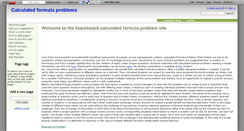 Desktop Screenshot of calculations.wikidot.com