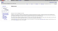 Desktop Screenshot of collegiatecircus.wikidot.com