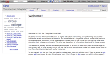 Tablet Screenshot of collegiatecircus.wikidot.com