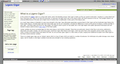Desktop Screenshot of linerocigars.wikidot.com