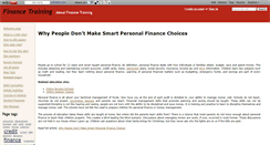 Desktop Screenshot of finance-training.wikidot.com