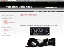 Tablet Screenshot of dark-ages.wikidot.com