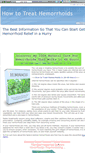 Mobile Screenshot of howtotreathemorrhoids.wikidot.com