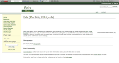 Desktop Screenshot of eels.wikidot.com
