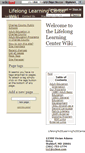 Mobile Screenshot of lifelonglearningcenter.wikidot.com